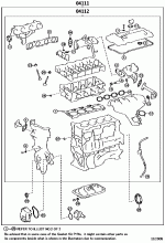 ENGINE OVERHAUL GASKET KIT 3